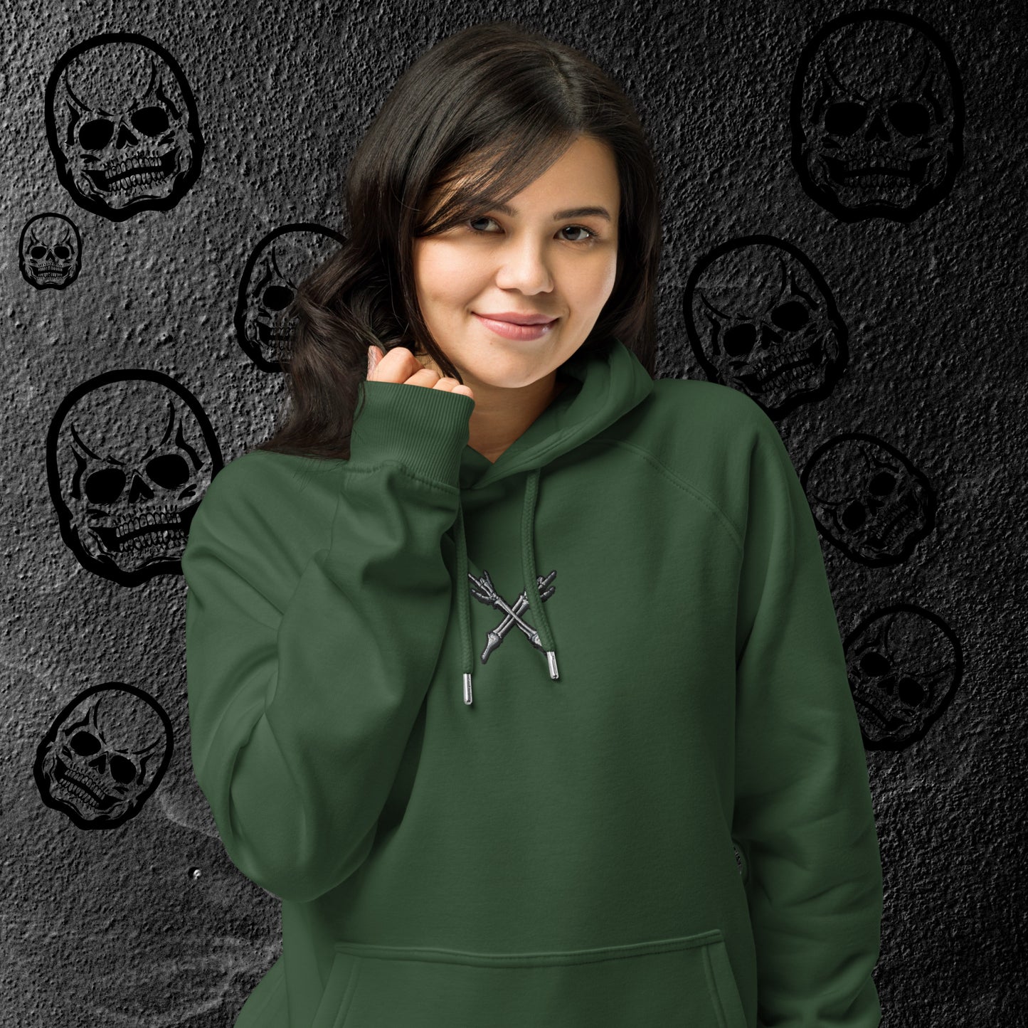 Women's Embroidered Hoodie X