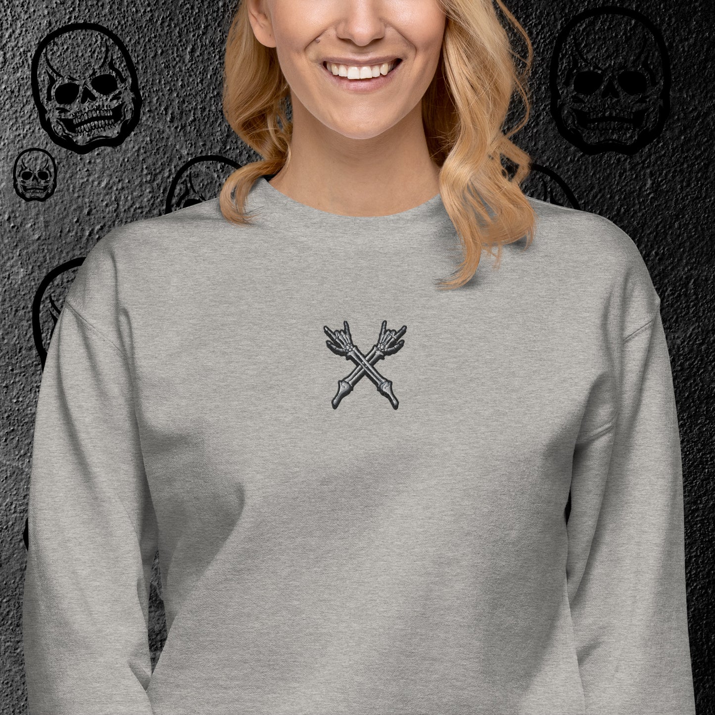 Women's Embroidered Sweatshirt X