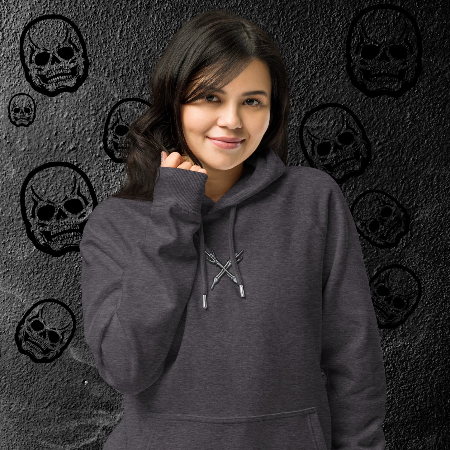 Women's Embroidered Hoodie X