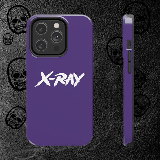 Tough Phone Case Purple X-RAY