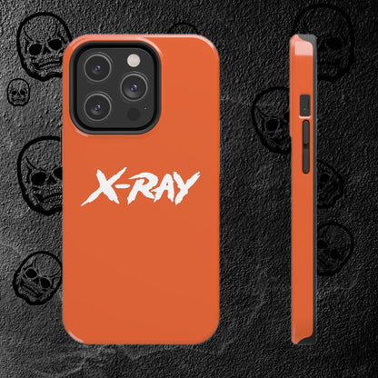 Tough Phone Case Orange X-RAY