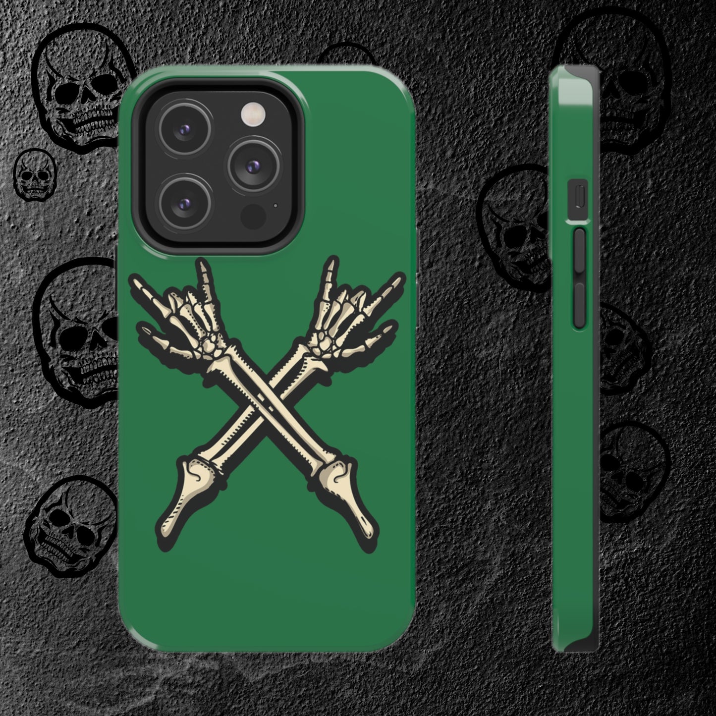 Tough Phone Case Green X