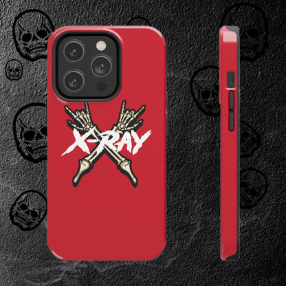 Tough Phone Case Red XX-RAY