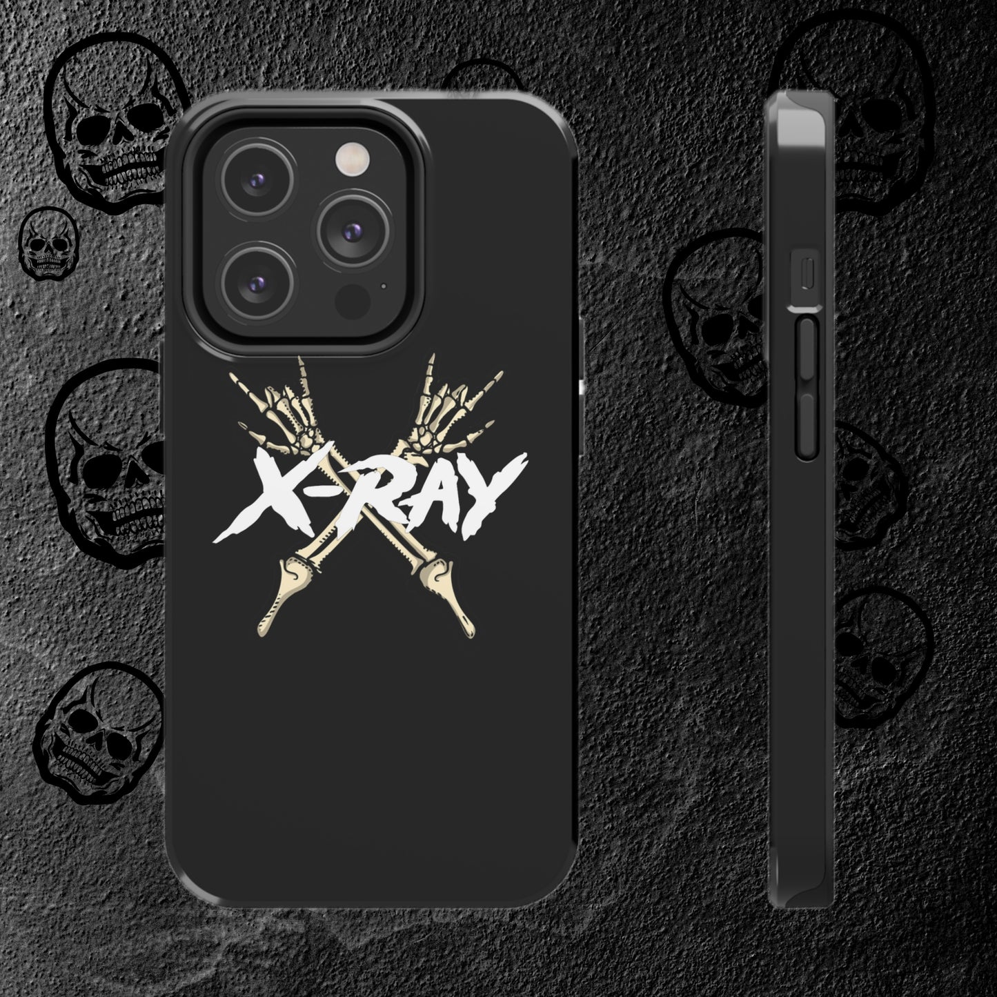 Tough Phone Case Black XX-RAY