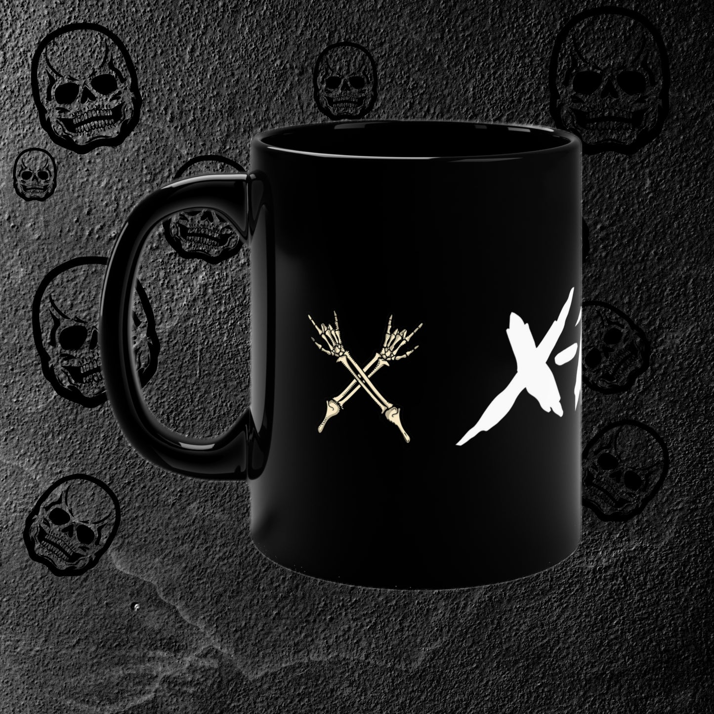 Ceramic 11oz Black Mug