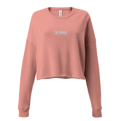 Women's Embroidered Cropped Sweatshirt